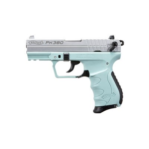 Walther PK380 .380 ACP Compact 8-Round Handgun - 3.6" Barrel - Angel Blue - Walther
