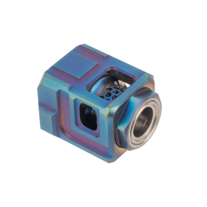 CGS Group Qube 9mm Pistol Compensator - Violet - 1/2x28 - Cgs Group