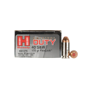 Critical Duty 40 S&W Ammo - Critical Duty 40 S&W 175gr Polymer Tipped 20/Box