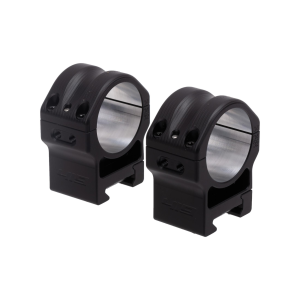 Match Scope Rings - Match 34mm Diameter High (1.26'''') Rings Aluminum Black