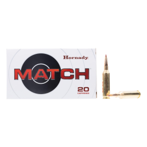 Match(R) 22 Creedmoor Eld-Match(R) Polymer Tipped Rifle Ammo - Match 22 Creemoor 80gr Eld-Match Polymer Tipped 20/Box