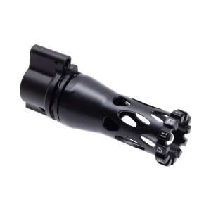 Riflespeed AR-15 Adjustable Gas Block with Flared Lever - 3.3" Length - Set Screw - .750"