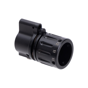 Riflespeed AR-15 Adjustable Gas Block with Quick Lever - 2.1" Length - Set Screw - .750"