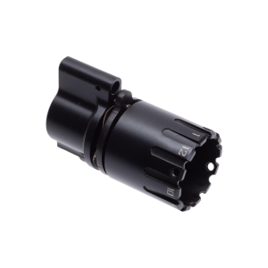 Riflespeed AR-15 Adjustable Gas Block with Quick Lever - 2.4" Length - Set Screw - .750"
