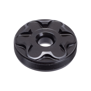 Rugged Suppressor Black 5.56 Front Cap for Radiant762