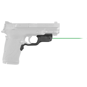 Crimson Trace Laserguard Laser Sight M&P 380 Shield EZ Green Laser Polymer Black