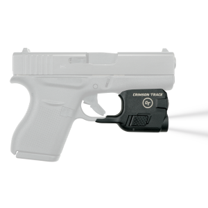 Crimson Trace Lightguard 100 lm White LED Tactical Weapon Light, Black for Glock G42 and G43 Pistols - LTG773