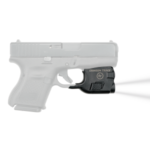 Crimson Trace Lightguard 100 lm White LED Tactical Weapon Light, Black for Glock 26, 27, 33 Pistols - LTG777