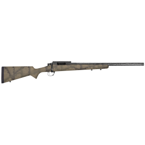 Proof Research Glacier Bolt Action Rifle 7mm PRC 24" Carbon Fiber Threaded Barrel Black Frame Tactical Flat Dark Earth Field Stock