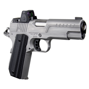 Ed Brown FX2SS FX2  45 ACP 4.25 7+1 Stainless Steel Slide Black G10 Grip with Trijicon RMRcc Sight