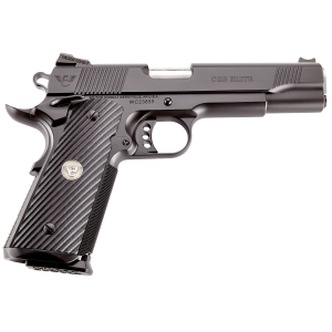 Wilson Combat 1911 CQB Elite .45 ACP 5 8+1 Black Carbon Steel Beavertail G10 Starburst Pistol