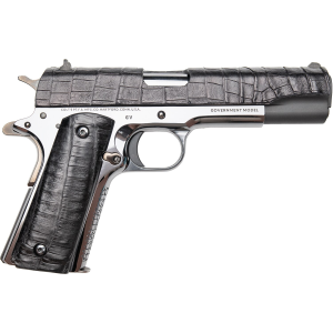 CNC Firearms(R) - CNCGATOR45 - Colt 1911 Gator 45 ACP 7+1 5" Semi-Auto Black Pistol