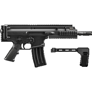 FN SCAR 15P SBT 5.56 NATO Semi-Auto Pistol - Black - 7.5" - 10 Round