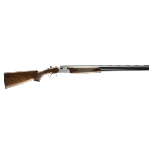Beretta USA J686F2028 686 Silver Pigeon I 20 Gauge 3 2rd 28 Blued Over/Under Vent Rib Barrel,  Silver Engraved Receiver, Fixed Grade II Walnut Wood Stock, Right Hand