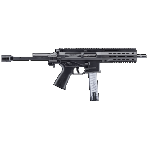 B&T USA SPC9 9mm Luger Semi-Auto Pistol - Black - 9.1" - 30 Round - Brace Adapter