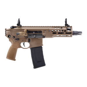 SIG Sauer Off Duty MCX 300 Blackout Pistol - 6.75" - FDE - No Brace - 30 Round - QUALIFIED INDIVIDUALS ONLY
