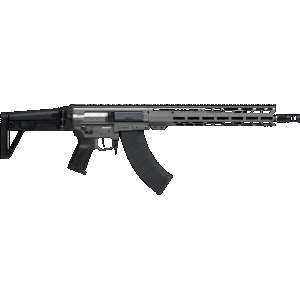 CMMG Dissent Mk47 7.62x39mm Semi-Auto Rifle - Tungsten - 14.3" - 2x30rd - Pinned & Welded Muzzle Brake