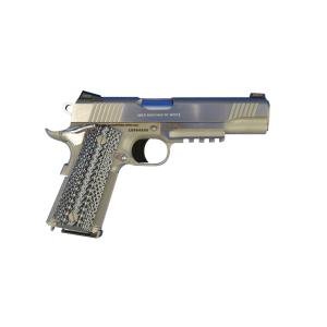 Colt Government Rail Gun XSE .45 ACP 1911 Pistol - 5.0" - Silver - 1x 7rd Mag