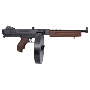 Thompson TA5100D 1927A-1 Lightweight Deluxe Pistol 45 ACP 10.50 100rd Black Hard Coat Anodized American Walnut