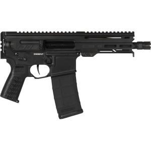 CMMG DISSENT Mk4 5.56x45mm NATO Pistol 6.5" Barrel 30+1 Round Black Grip Black Cerakote Frame