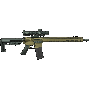 Black Rain Ordnance Spec15 5.56 16" - AR-15 Rifle - 1x 30rd Mag - w/ Alpen Scope - FDE