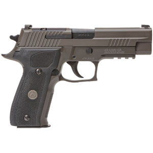 P226, 9MM, 4.4IN, LEGION, GRAY , DA/SA, X-RAY 3 W/ R2 NS PLATE, BLACK G10 GRIP, (3) 10RD STEEL MAG, SRT, MA COMPLIANT