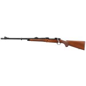 Ruger M77 Hawkeye African Walnut / Blued .375 RUG 23 Barrel 3-Rounds LH w/ Brake