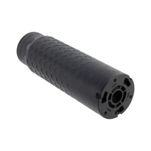 Hexium 5.56mm Rifle Suppressor - Hexium 5.56mm Inconel Hub Direct Thread Suppressor Black