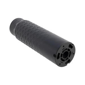 Hexium 7.62mm Rifle Suppressor - Hexium 7.62mm Hub Direct Thread Suppressor Black