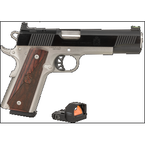 Springfield Armory Ronin Optic Ready 10mm 1911 Pistol With Hex Dragonfly Red Dot - 5.0" - Silver - 1x 8rd Mag