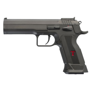 Tanfoglio TFLIMPROP9 Limited Custom  9mm Luger 19+1 4.76 Stainless Steel Barrel, Black Serrated Steel Slide, Black Polymer Frame w/Beavertail, Textured Grip