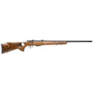 Savage 19142 25 Lightweight Varminter-T 222 Rem 4+1 24 Natural Brown Fixed Thumbhole Stock Matte Black Right Hand Detachable Magazine