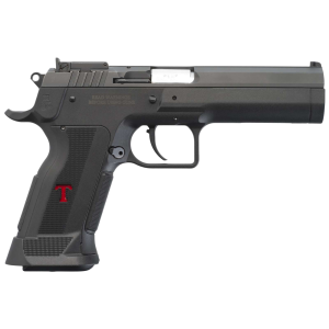 Tanfoglio Stock 9mm Pistol, 4.75" Barrel, Adjustable Sights, Black - TFSTOCK3P9