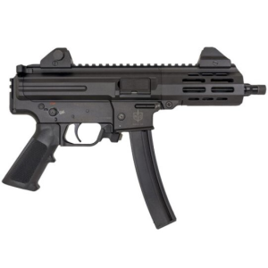 MAC 12755001 IX 9mm Luger 30+1 6.50 Threaded Barrel, Picatinny Rail Receiver & Rear, Black Polymer Grip Pistol