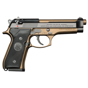 Beretta 92FS 9mm Pistol - 4.9" - Bronze - 2x 15rd Mags