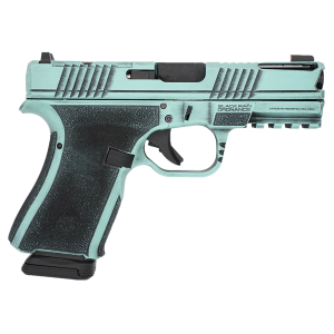 Black Rain Ordnance Frontline Plus Compact 9mm 3.75" 15rds, Robin's Egg Blue Battleworn