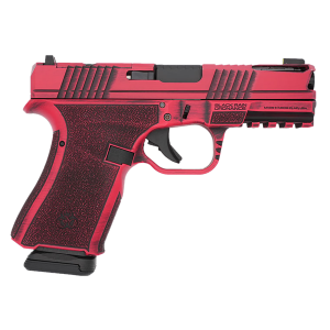 Black Rain Ordnance Frontline Plus Compact 9mm 3.75" 15rds, Firehouse Red Battleworn