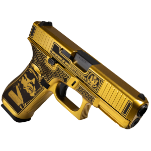 GLOCK 47 Gen 5 MOS Optic Ready 9mm Pistol - 4.49" - Gold - 2x 17rd Mags