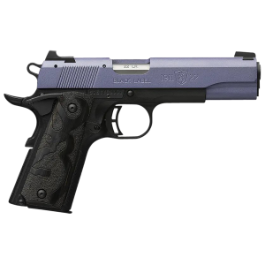 Browning 1911-22 Black Label Crushed Orchid .22LR 4.25" 10rds, Matte Black - 51893490