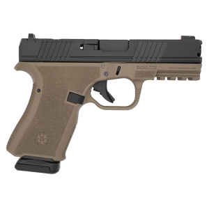 Black Rain Ordnance Frontline Compact Flat Dark Earth / Black 9mm 4 Barrel 15-Rounds