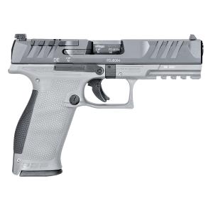 Walther Arms 2858371NP3 PDP  Full Size Frame 9mm Luger 18+1 4.50 Polygonal Rifling Barrel, Optic Ready/Serrated Stainless Steel Slide, Gray Polymer Frame w/Picatinny Rail, Ambidextrous