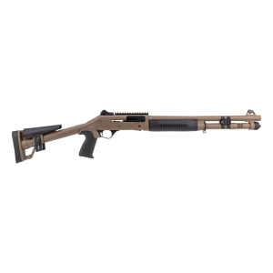 Panzer Arms M4 Tactical Semi-Automatic 12 Gauge Shotgun - 18.5" - FDE
