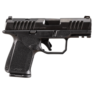 Rost Martin RM1SBLKOSP RM1S  Sub-Compact Frame 9mm 17+1 3.60 Black Match Grade Barrel, Black Tenifer Optic Ready/Serrated Steel Slide, Black Polymer Frame w/Picatinny Rail, Textured Grip