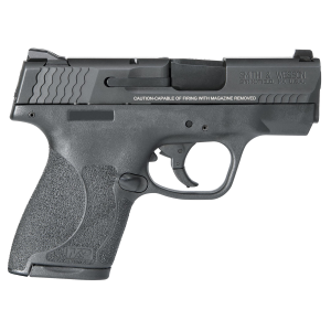 Smith & Wesson 11808 M&P 9 Shield M2.0 9mm Luger 3.10 7+1 & 8+1 Black Armornite Stainless Steel Black Polymer Grip
