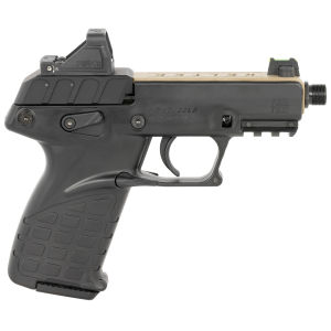 Kel-Tec P17 w/Optic Bundle Black / Tan .22 LR 3.8 Barrel 16-Rounds w/ Viridian RFX-11 Green Dot