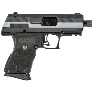 Hi-Point YC380CFRDCT YC380 w/Red Dot 380 ACP 10+1 3.93 Black Threaded Barrel, Black/Chrome Serrated Steel Slide, Black Polymer Frame w/Picatinny Rail, Black Plastic Grip, Crimson Trace Red Dot