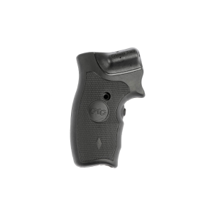 Crimson Trace Front Activation Replacement Laser Grip for S&W J-Frame Round Butt Handgun, Black - LG-305