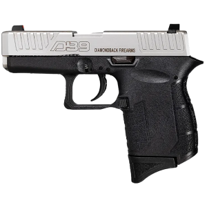 Diamondback DB0200P021 DB9 G4 9mm Luger 3.10 6+1 Black Stainless Steel Slide Black Polymer Grip