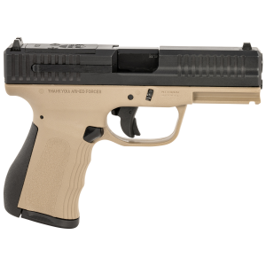 FMK G9C1EP Elite Plus, 9mm, 4.5 Barrel, 1- 14rd Magazine, FDE Polymer Grip/Frame, Black Carbon Steel Slide, Pistol