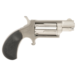 NAA 22MSGRCHSS Mini-Revolver Carry Combo with Holster 22 Mag 5rd 1.13 Stainless Steel Black Rubber Grip